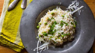 Risotto With Peas and Sausage