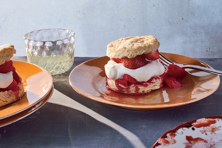 Image for Buttermilk-Biscuit Shortcakes With Strawberries