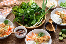 Image for Vietnamese Rice Noodles With Lemongrass Shrimp