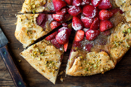 Image for Strawberry and Pistachio Galette