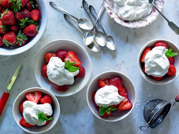 Strawberries With Swedish Cream