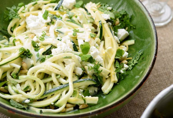 Lemony Zucchini Slaw