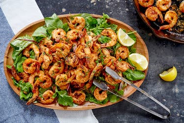 Spicy Shrimp Salad With Mint