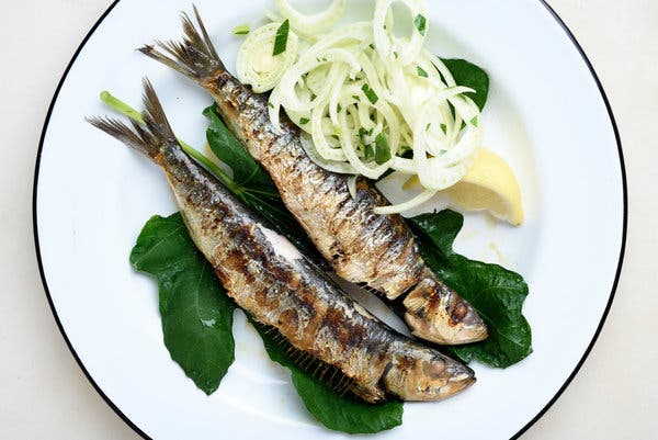 Simple Grilled Sardines