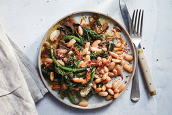 Image for Pressure Cooker Garlicky Beans With Broccoli Rabe