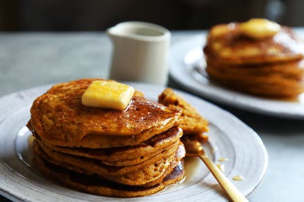 Fluffy Pumpkin Pancakes