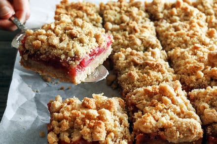 Cranberry-Pear Crumble Bars