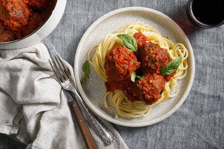 Image for One-Pot Meatballs and Sauce