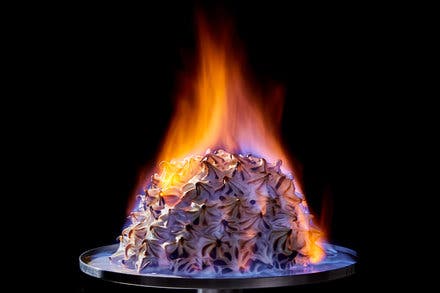 Lemon-Pistachio Baked Alaska