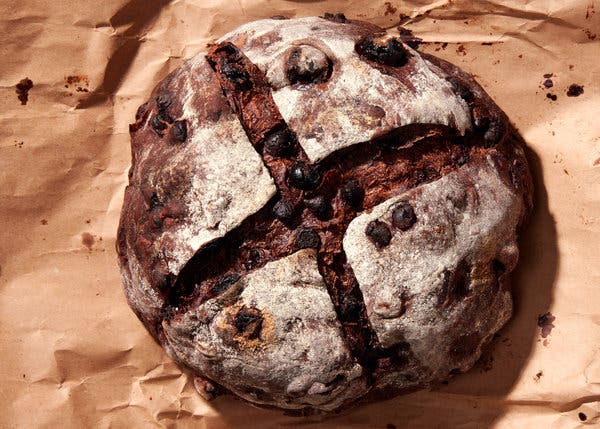 Chocolate-Cherry Sourdough Bread