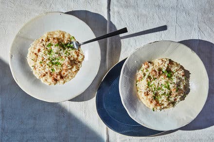 Risotto With Sausage and Parsley