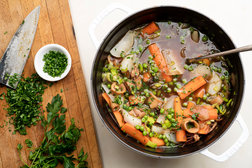 Image for Wine-Braised Calamari With Vegetables