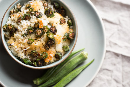 Image for B.J. Dennis’s Okra Stir-Fry With Rice