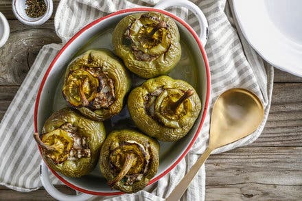 Jacques Pépin's Stuffed Peppers