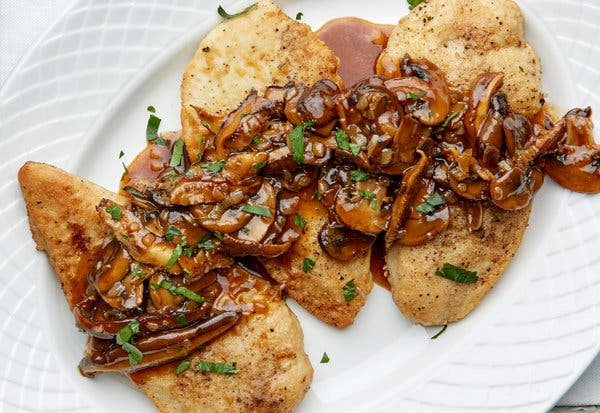 Chicken Marsala and Mushrooms