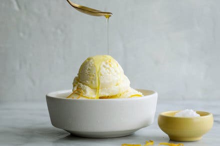 Lemon Olive-Oil Ice Cream