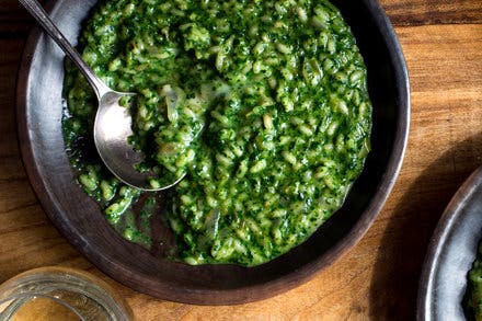 Spinach Risotto With Taleggio