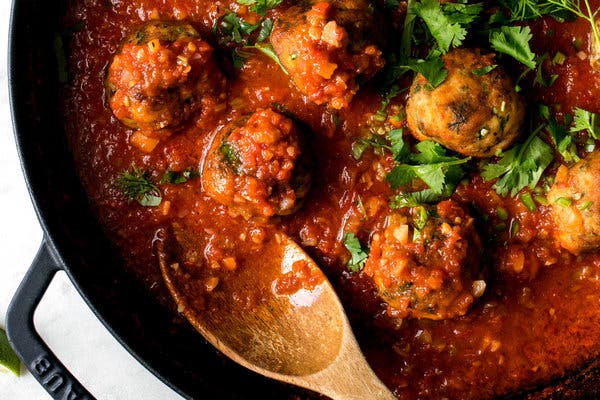 Fish Koftas in Tomato and Cardamom Sauce