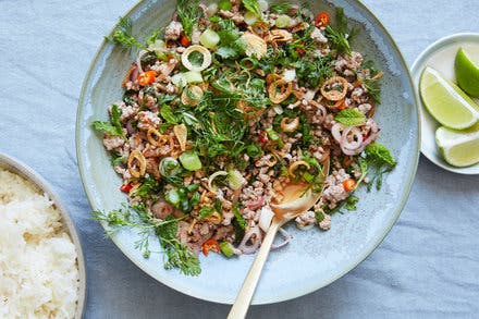 Herby Pork Larb With Chile