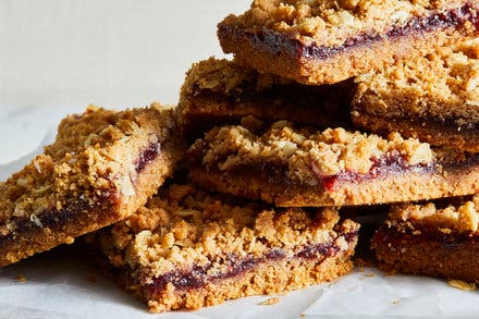 Raspberry Nutter Butter Bars