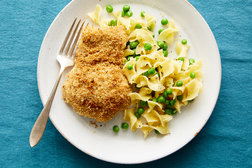 Image for Shake and Bake Chicken Thighs With Parmesan Peas