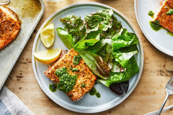 Image for Cumin-Roasted Salmon With Cilantro Sauce