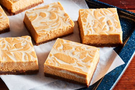 Pumpkin Cheesecake Bars