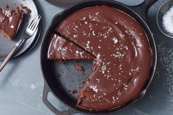 Image for Skillet Brownie With Chocolate Ganache Frosting