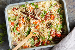 Image for Baked Rice With Slow-Roasted Tomatoes and Garlic