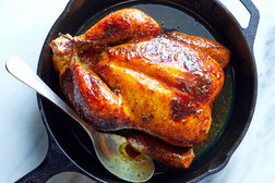 Image for Curried Roast Chicken With Grapefruit, Honey and Thyme