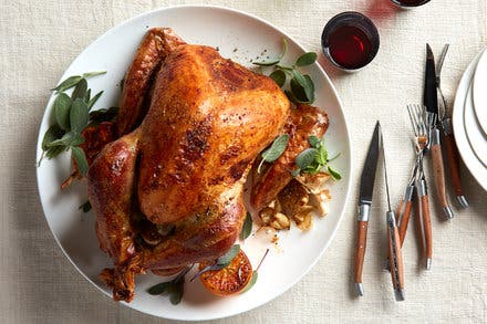 Roast Turkey With Orange and Sage