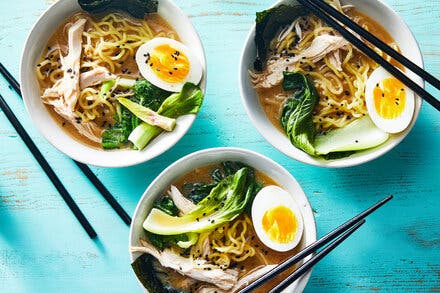 Slow-Cooker Chicken Ramen With Bok Choy and Miso