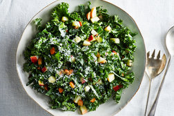 Image for Kale Salad With Apples and Cheddar