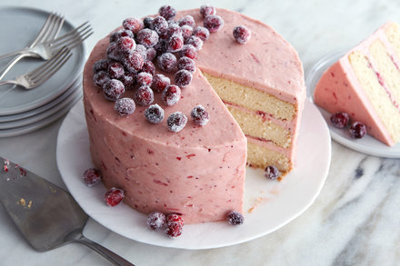 Image for Brown Sugar Layer Cake With Cranberry Buttercream