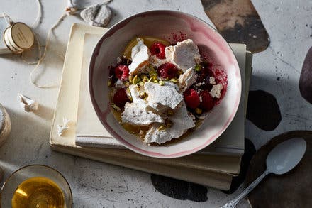 Cranberry-Lemon Eton Mess