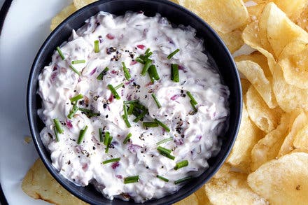 Sour Cream and Roasted Red Onion Dip