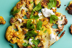 Image for Spiced Roasted Cauliflower With Feta and Garlic