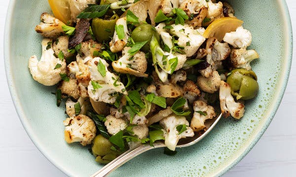 Cauliflower With Anchovies and Crushed Olives