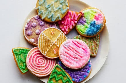 Frosted Holiday Sugar Cookies