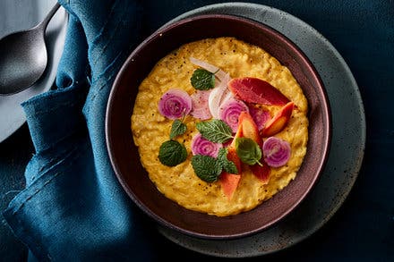 Rice Porridge With Squash and Brown Butter