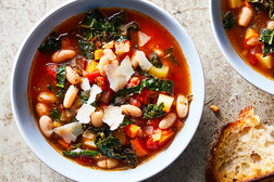 Image for Quick Tomato, White Bean and Kale Soup