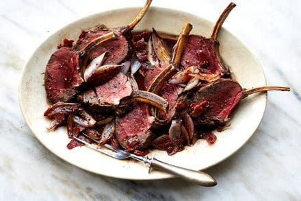 Venison Chops With Shallots and Cumin