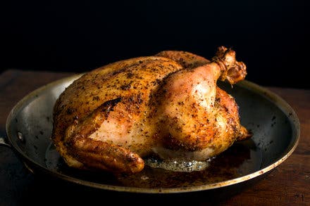 Feta-Brined Roast Chicken