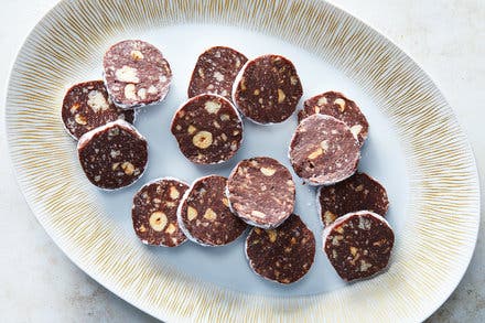 Chocolate Kolbasa (Russian No-Bake Fudge Cookies)