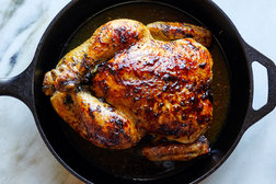 Image for Roast Chicken With Maple Butter and Rosemary