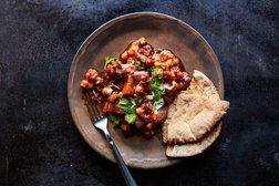 Image for Sumac-Scented Eggplant and Chickpeas