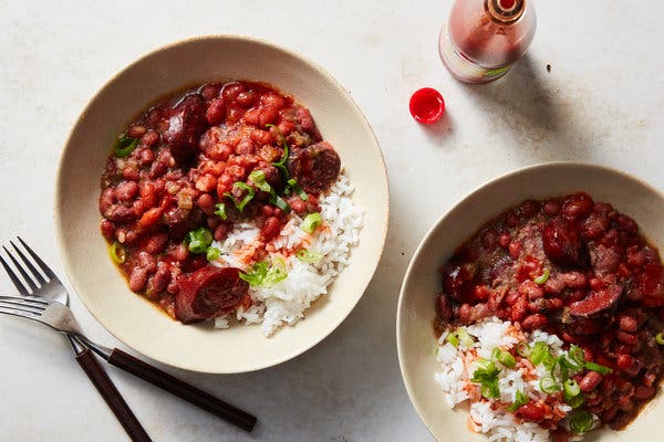 Pressure Cooker Red Beans and Rice