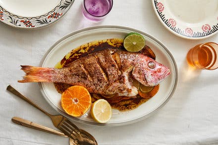 Whole Fish With Soy and Citrus