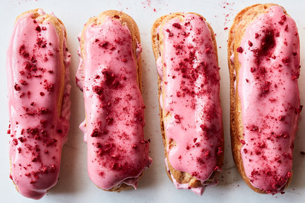 Image for Raspberry and Cream Éclairs