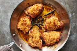 Image for Pan-Roasted Chicken With Chiles de Árbol